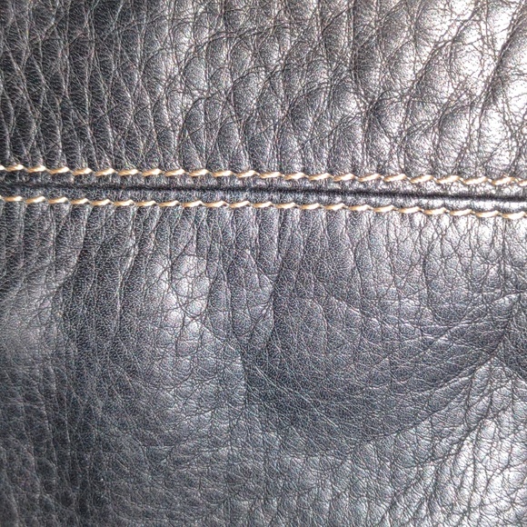 👜VINTAGE👜 LIZ CLAIBORNE Double Front Flap Pocket Purse in Black - Picture 8 of 14